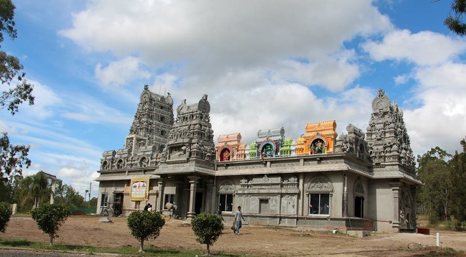 Sri Selva Vinayakar Koyil during construction